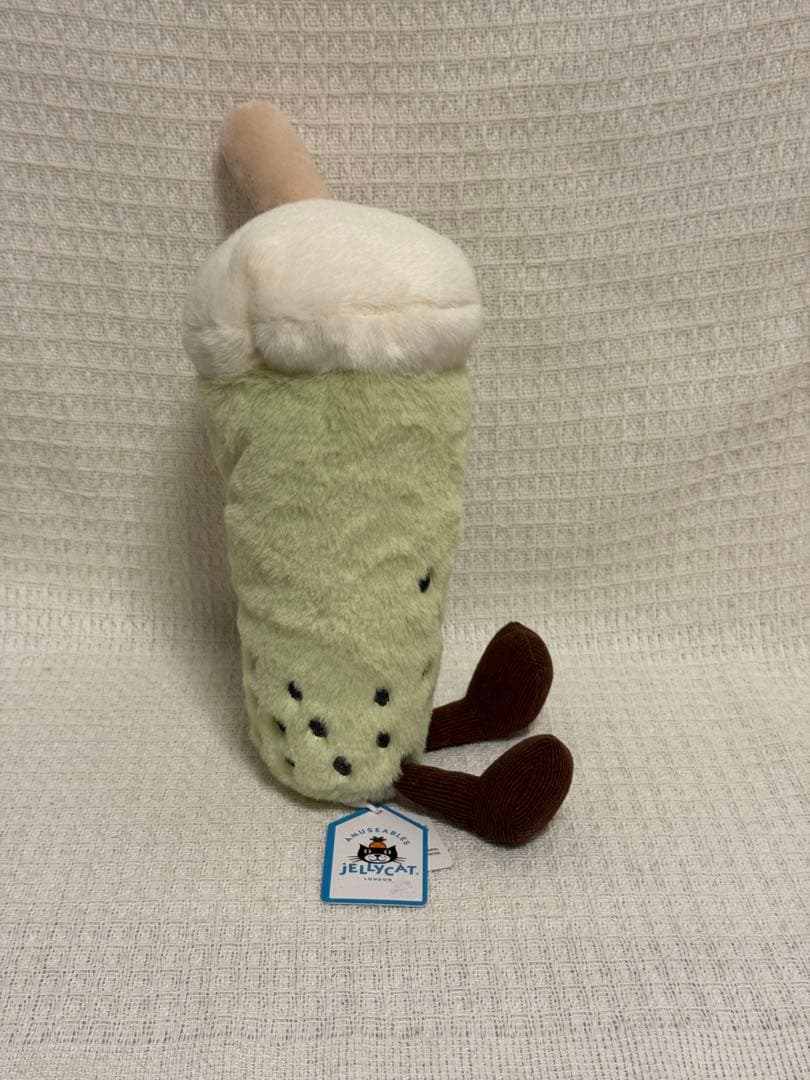 ジェリーキャット 抹茶 ミルクティー タピオカ ぬいぐるみ