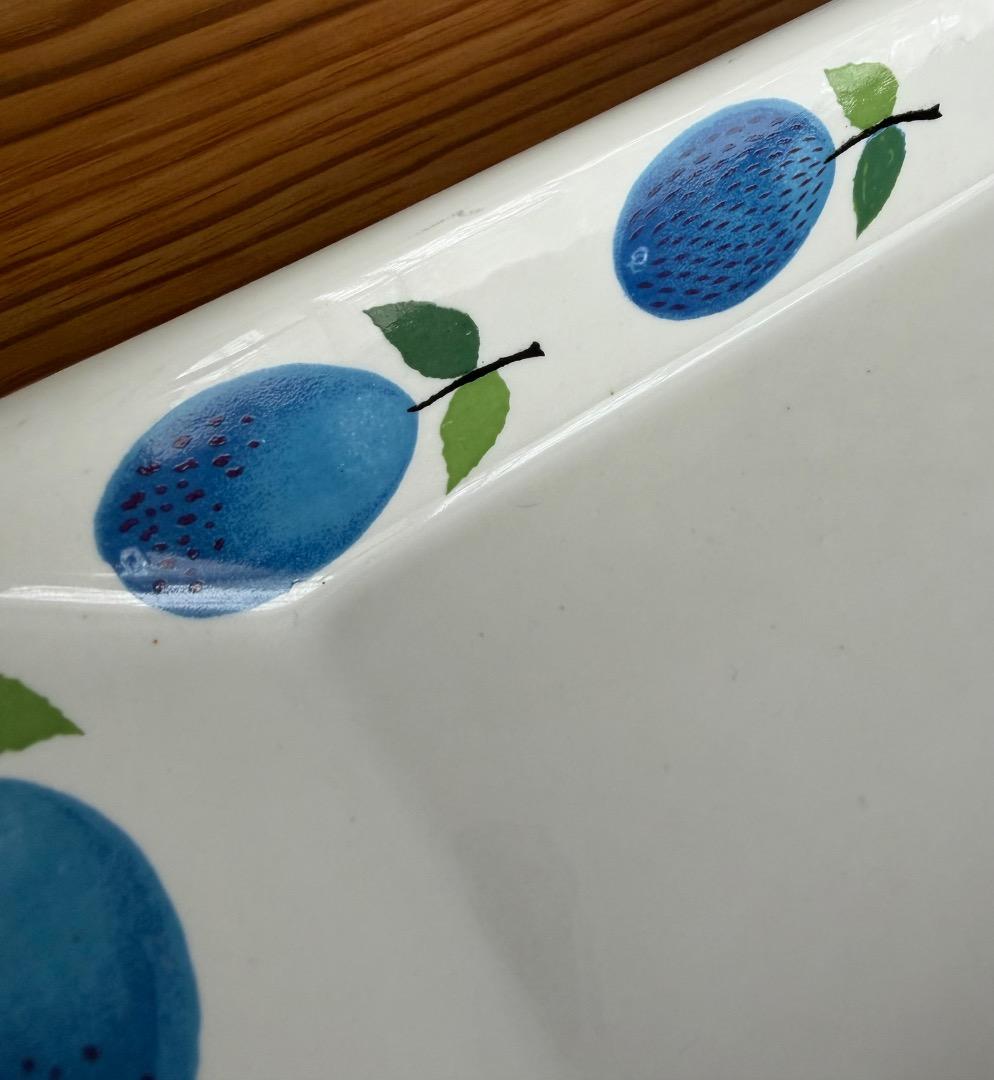 GUSTAVSBERG PRUNUS ビンテージ　プレート　長皿　プルーヌス