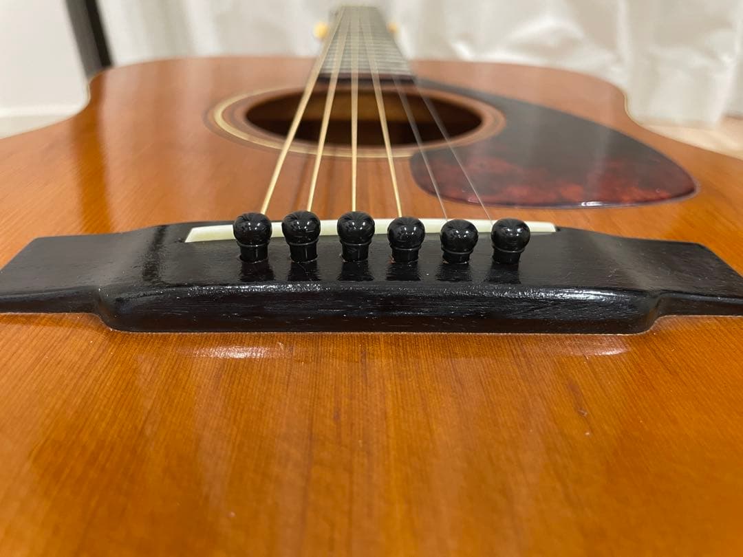 YAMAHA FG110 68年赤ラベル初期　低弦高の優良コンディション　アコギ