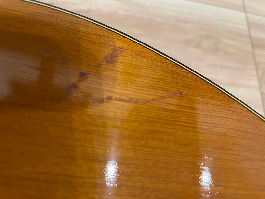 YAMAHA FG110 68年赤ラベル初期　低弦高の優良コンディション　アコギ