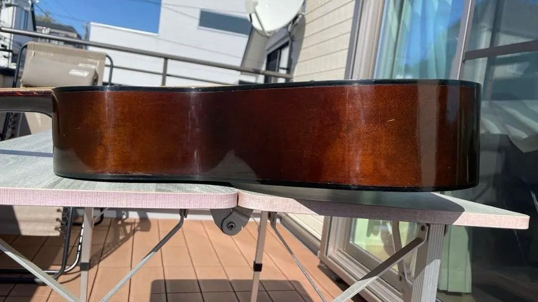 YAMAHA FG110 68年赤ラベル初期　低弦高の優良コンディション　アコギ