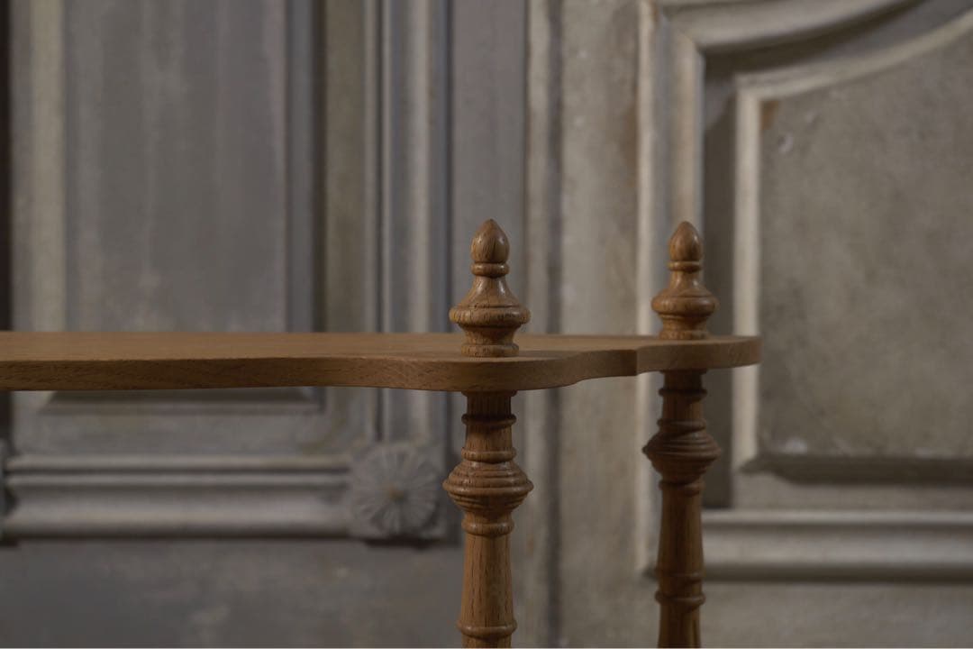 木製 2段式棚 ナチュラルウッド