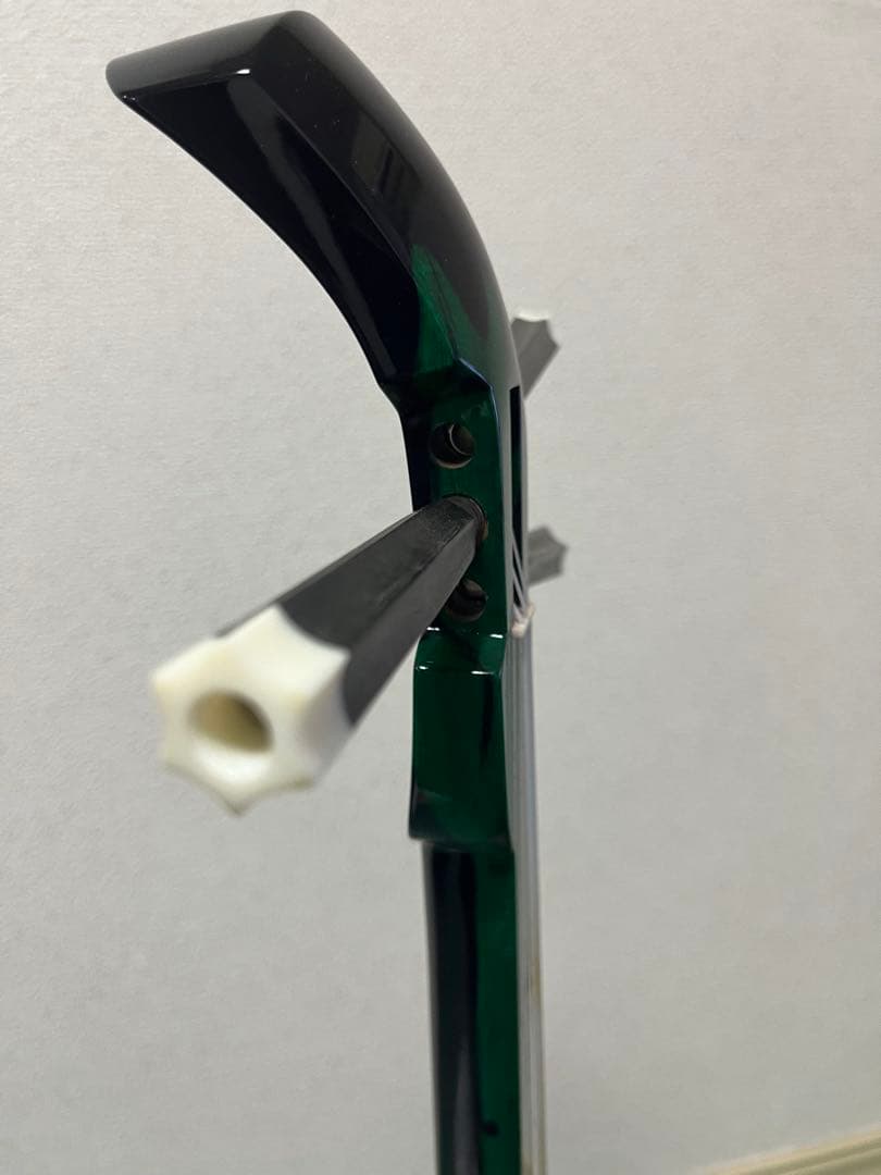 三線本体 ヘビ皮 沖縄本島黒木マカビ型 強化張り 本格 当時24万