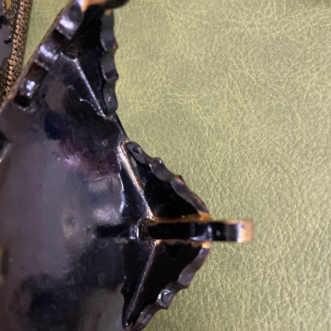 お雛様　お道具　懸盤膳揃　漆塗　木製　蒔絵　ヴィンテージ品