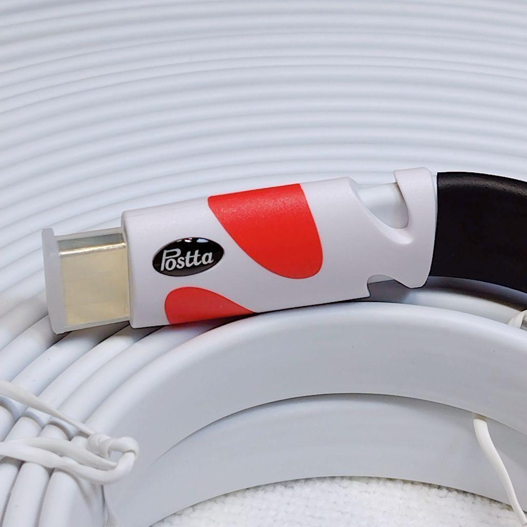 46*HDMI ケーブル 30m Ver2.0 薄型 ハイスピード ホワイト