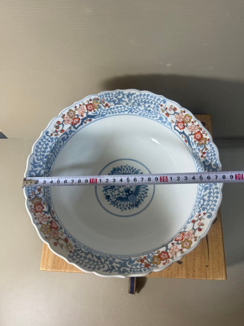 2487 福右衛門作　古伊万里　献上手染錦　深鉢