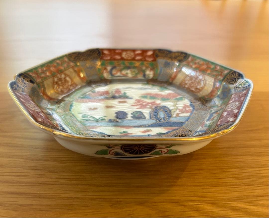 ロマンシング佐賀 色絵山水 有田焼 取り皿 5個セット 新品 ロマサガ