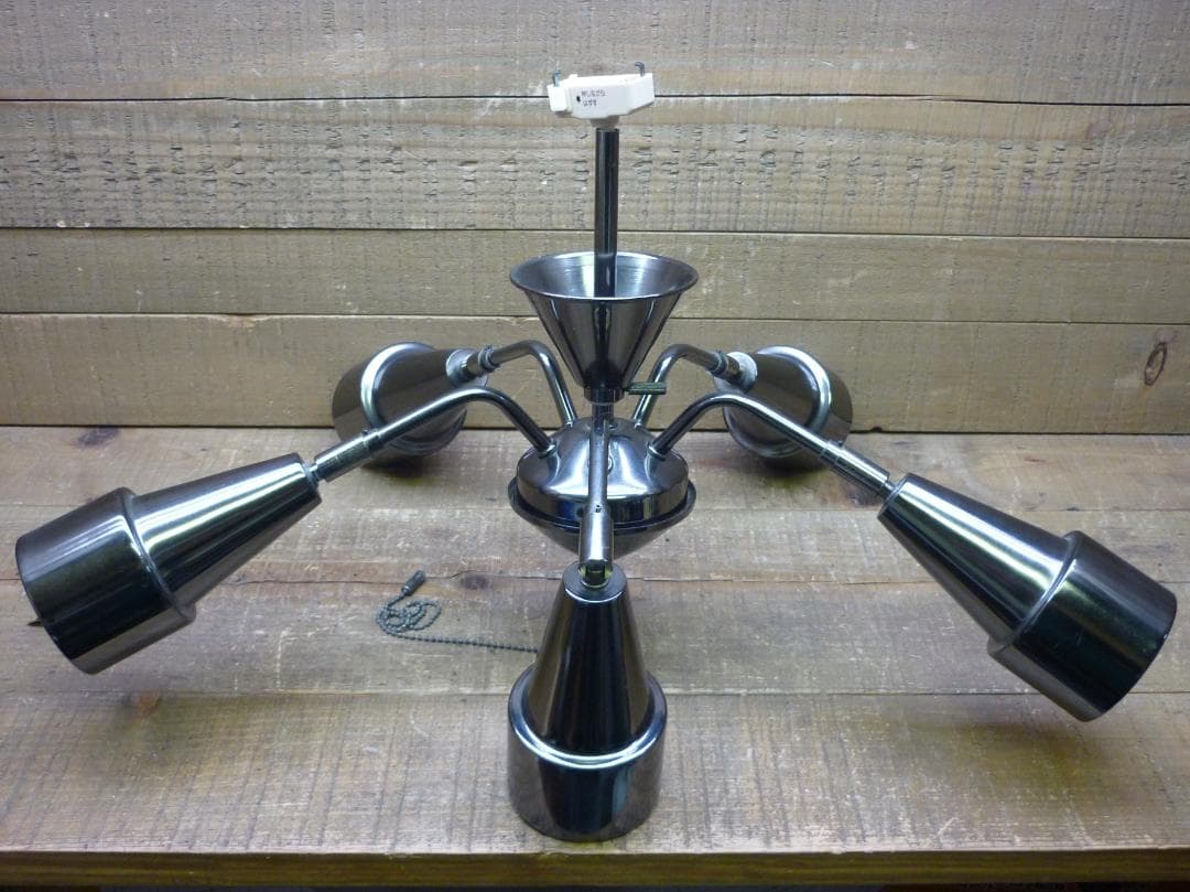 中古 ５灯フレキシブルアームシーリングライト 口金E17 大光電機 2010年製