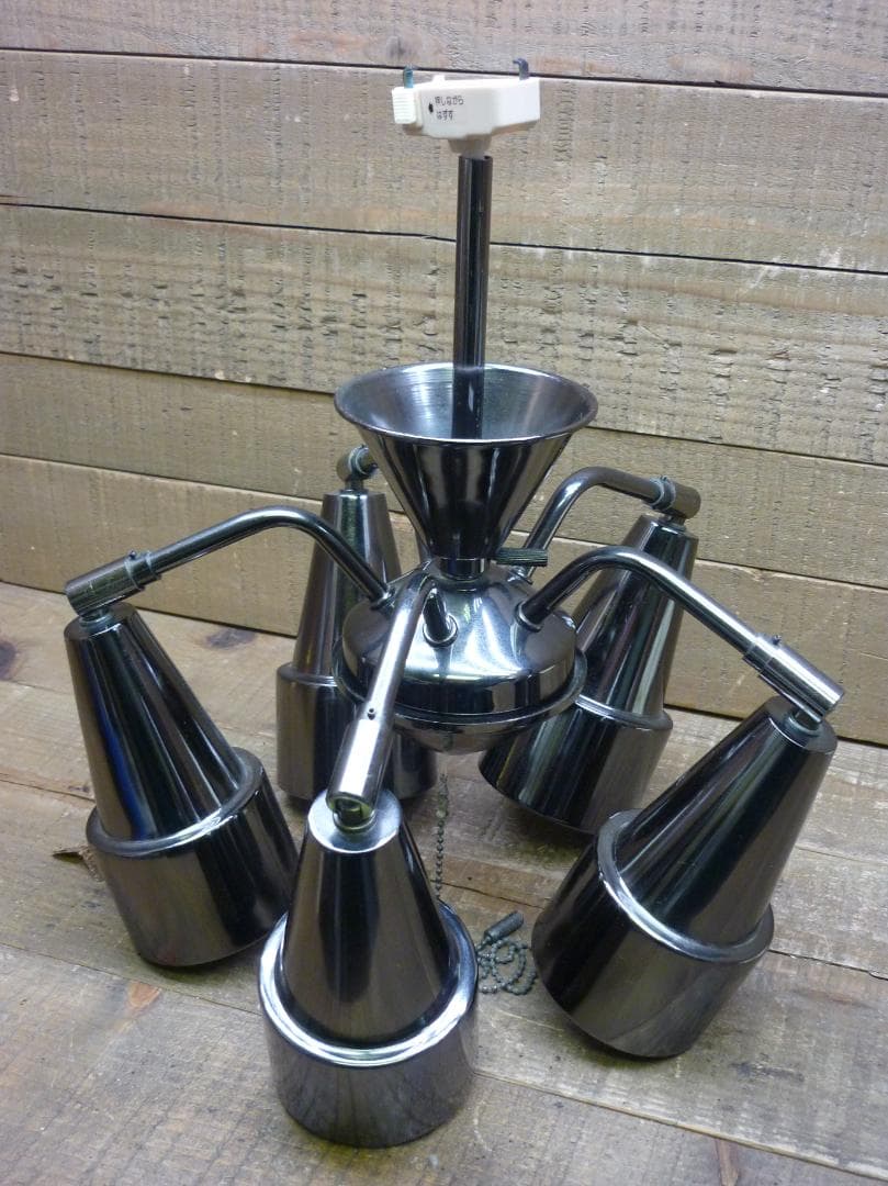 中古 ５灯フレキシブルアームシーリングライト 口金E17 大光電機 2010年製