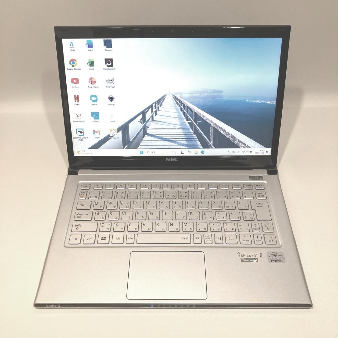 初心者✨快速・カメラ・オフィス✨シルバー✨すぐ使えるノートパソコン◇T373-2