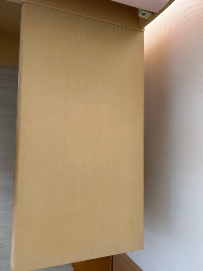 hal.mama 　ITOKI 木製学習机 ベージュ ピンク