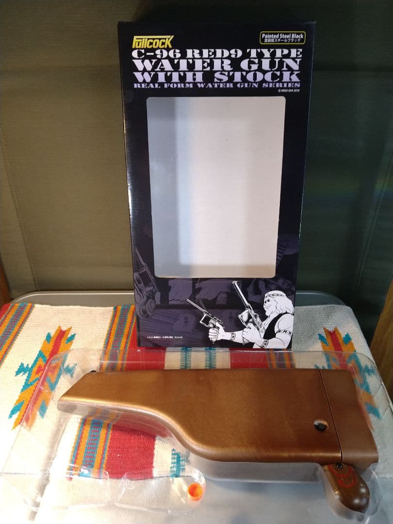 希少な美品！アルゴ舎　Ｃ-９６ウォーターガン　フェイクウッドストックホルスター付