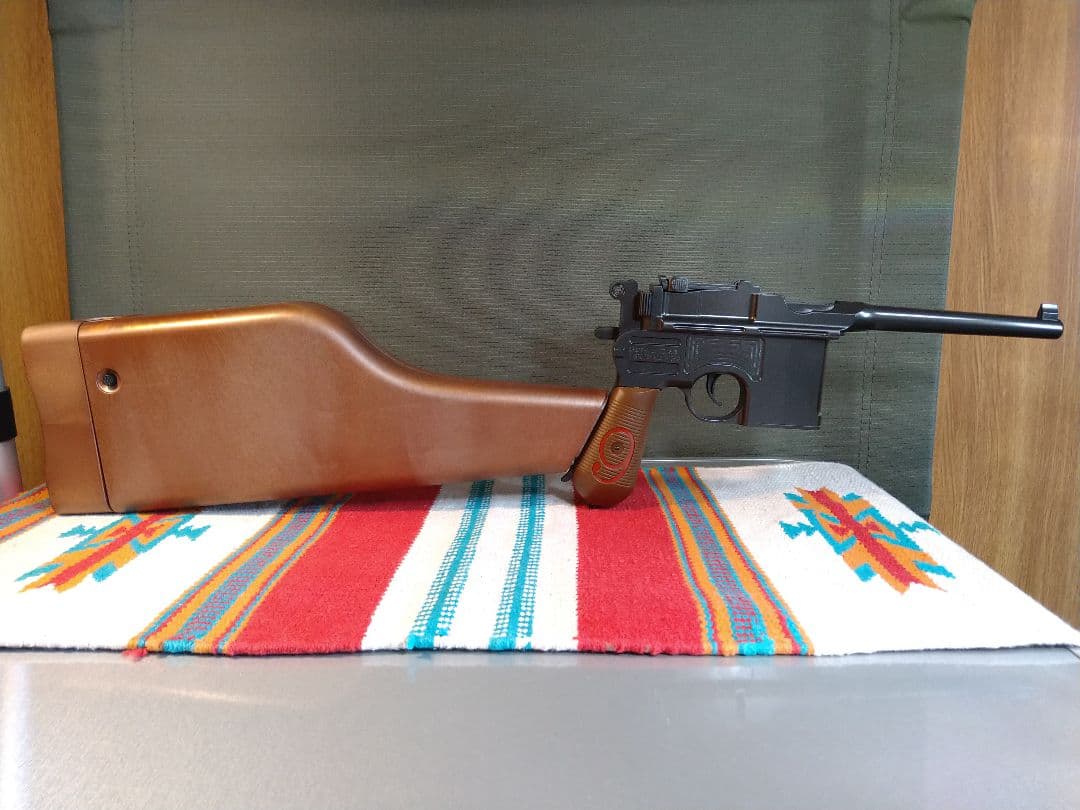 希少な美品！アルゴ舎　Ｃ-９６ウォーターガン　フェイクウッドストックホルスター付