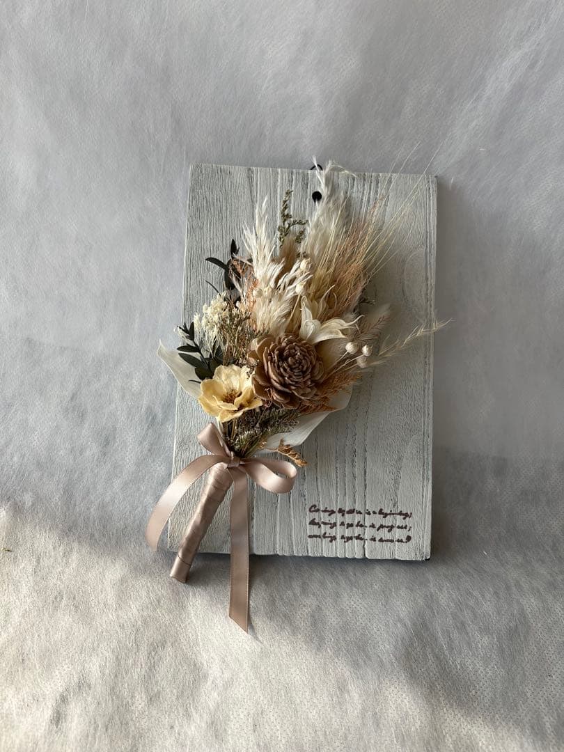 しめ縄飾り　外して飾れる2ウエイタイプ ボード付き　ブルー系