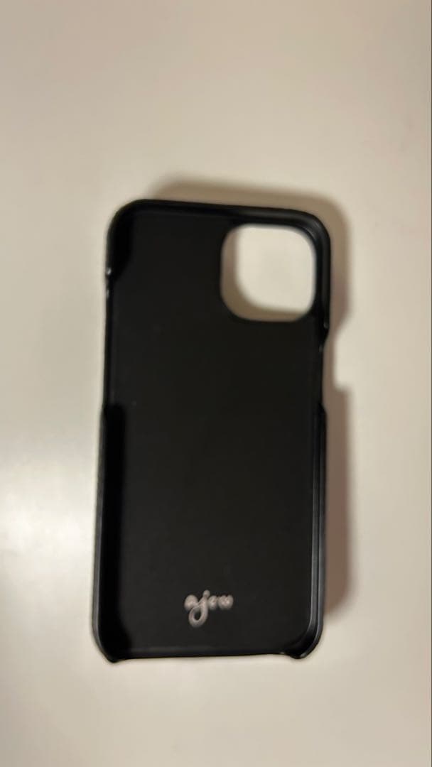 【ajew】ジッパーポケット付きiPhoneケース　※ストラップ付き