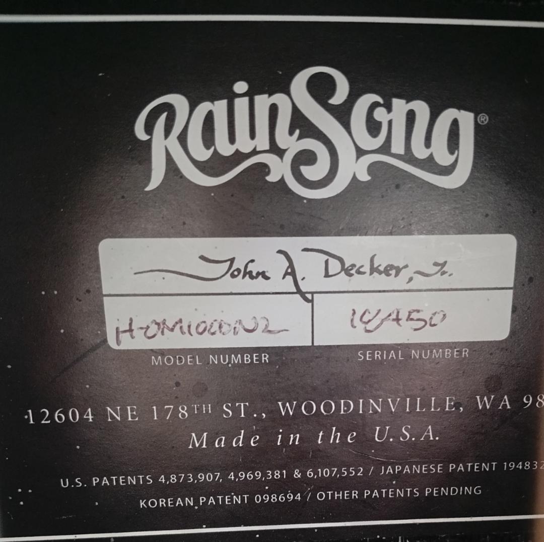 生産完了RainSong “Made in USA\"エレアコ w/OHC EX+