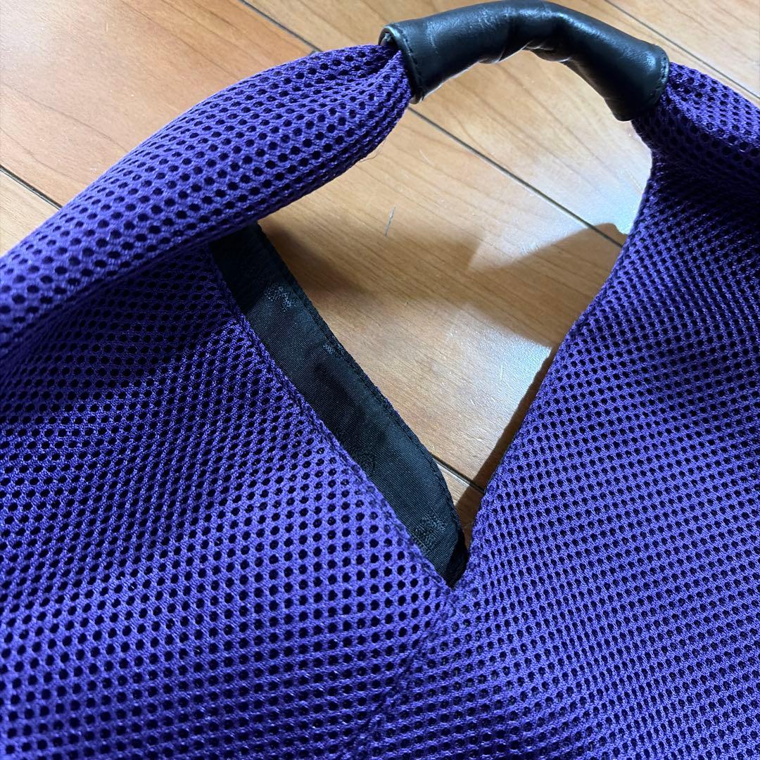 メゾンマルジェラ　ジャパニーズバッグ　メッシュバッグ　紫
