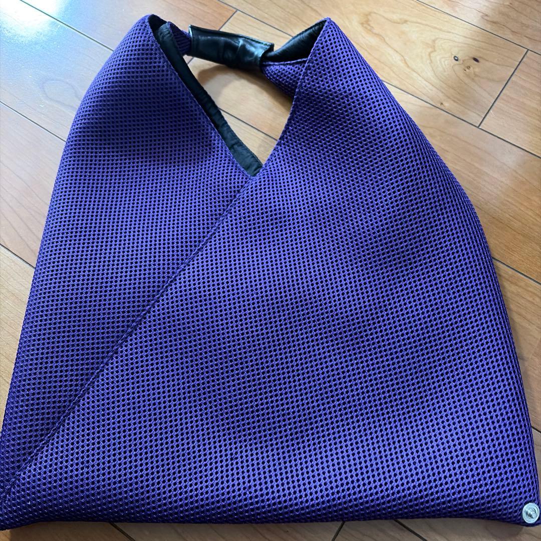 メゾンマルジェラ　ジャパニーズバッグ　メッシュバッグ　紫