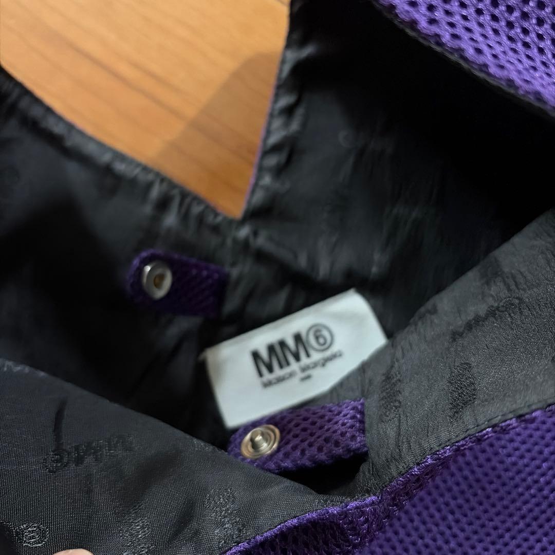 メゾンマルジェラ　ジャパニーズバッグ　メッシュバッグ　紫