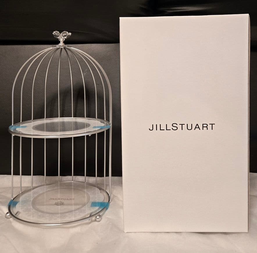 【新品】JILLSTUART 限定 鳥かごデザインオリジナル2段トレイ