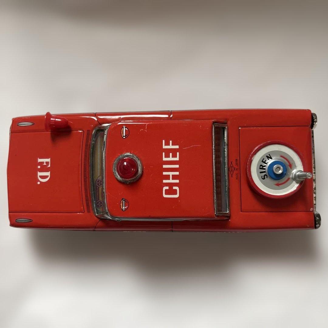 【年代物】DAIYA製　FIRE CHIEF CAR ブリキ製