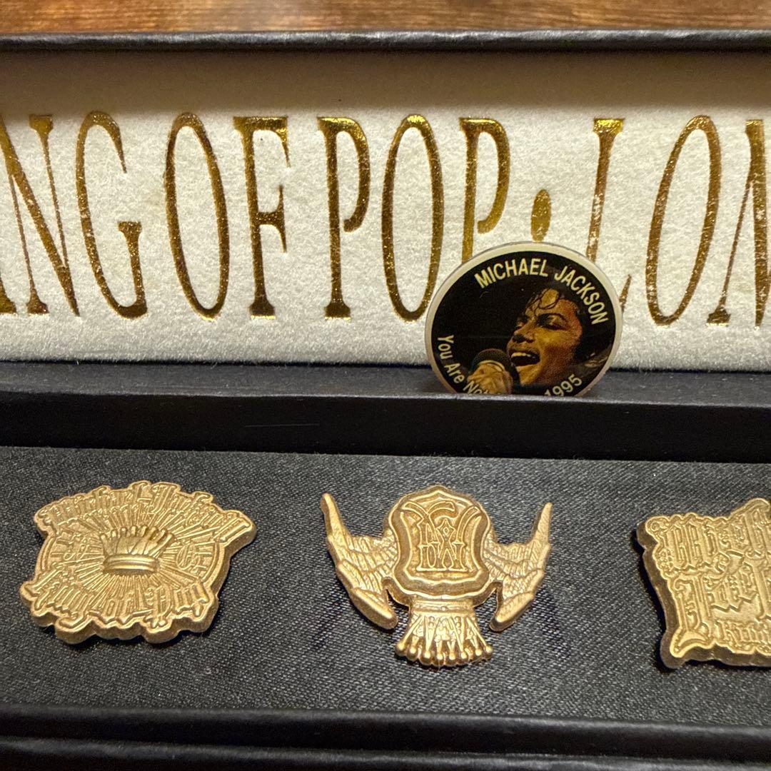 マイケル・ジャクソン ピンバッジセット 1995 レア