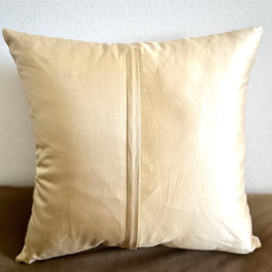 スザニ刺繍 シルククッションカバー 45x47cm 1点もの 新品未使用