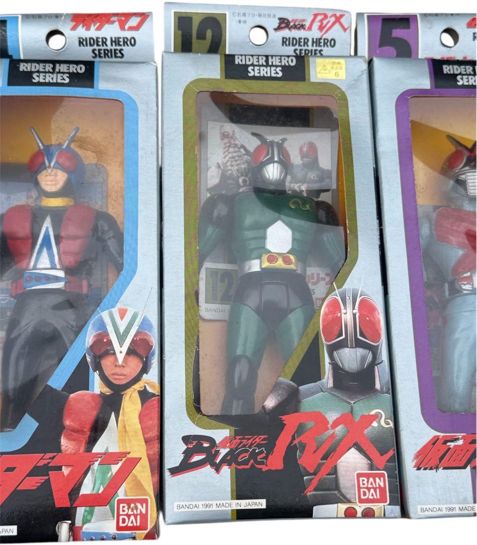 け*ん様 【廃盤】1991年製昭和仮面ライダーソフビ5体