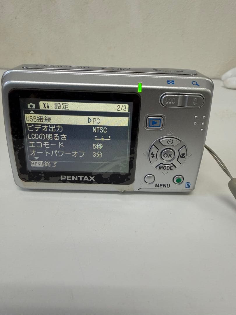 PENTAX Optio E40 8.1メガピクセル コンパクトデジタルカメラ