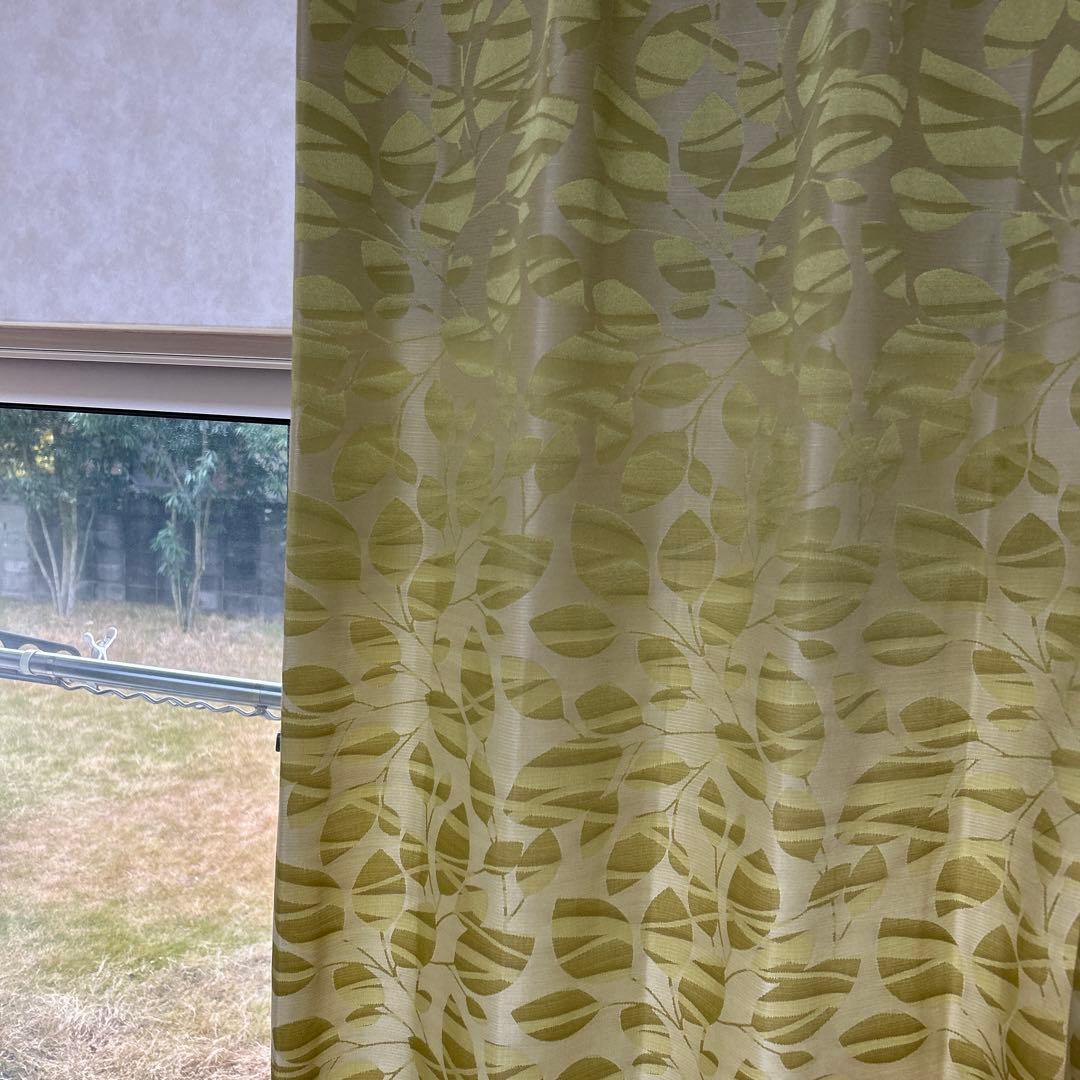 オーダーカーテン　2枚セット　ドレープ　厚地　リリカラ　新品未使用