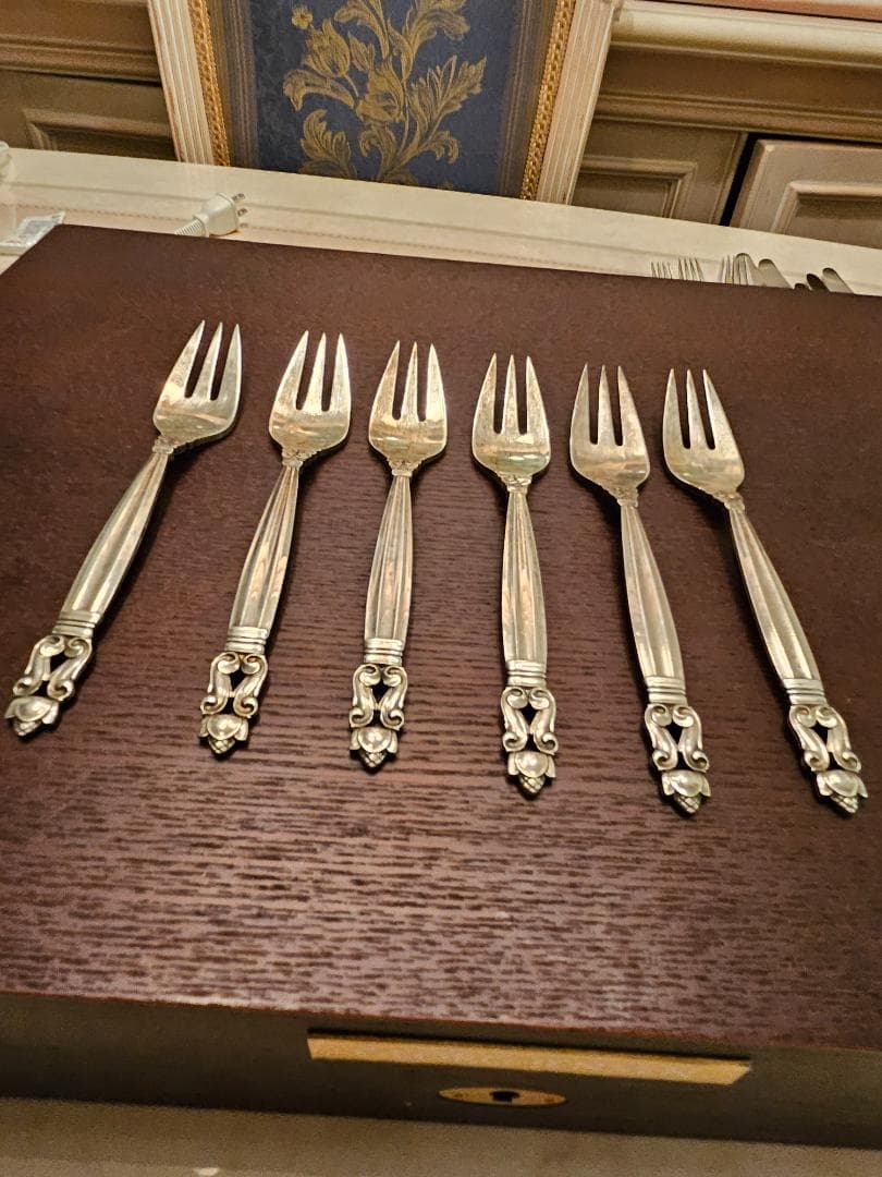 E  ジョージジェンセンACORN フォーク 6本セット