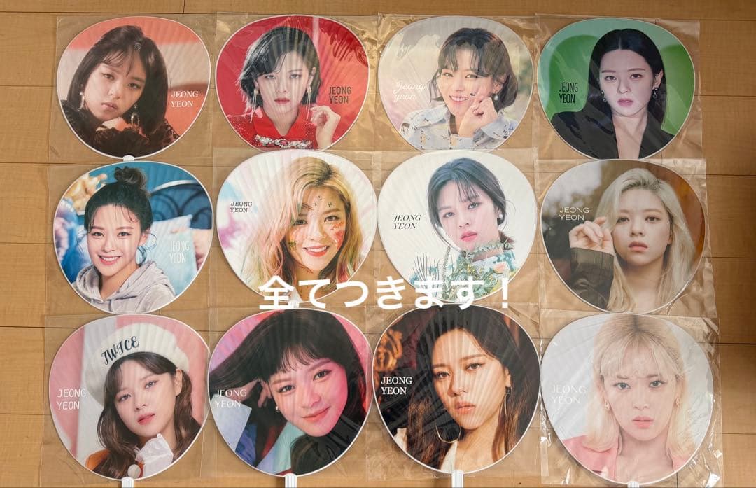 TWICE ジョンヨン うちわ イメージピケット ソウルコン 韓国 全40点！！