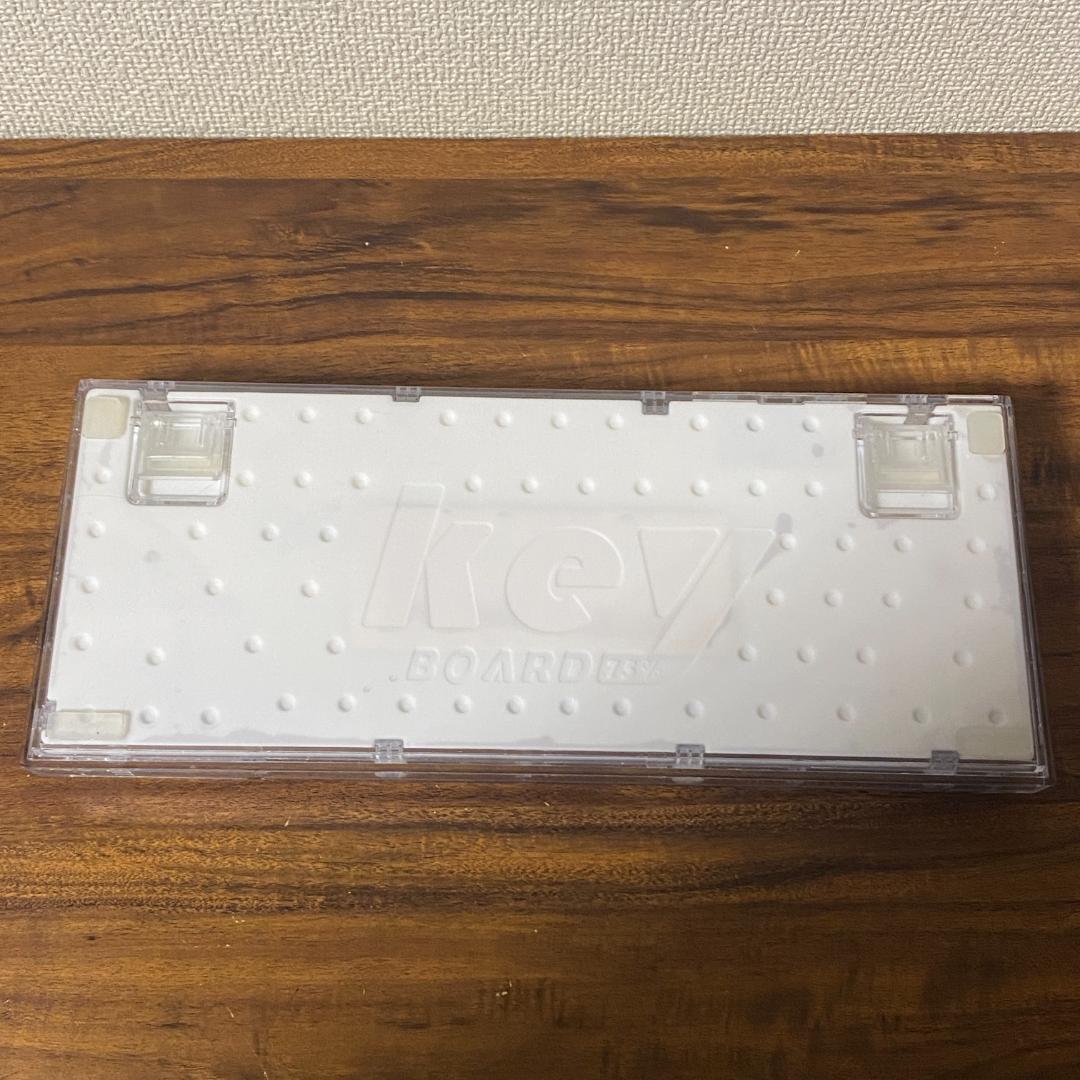 YUNZII 75% メカニカルキーボード クリア RGB 有線　無線