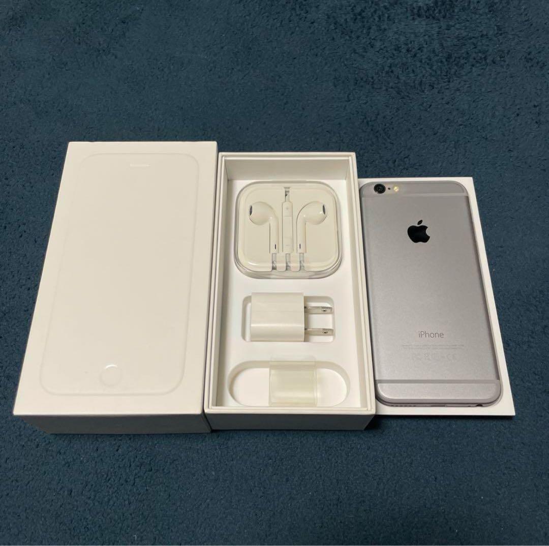 【美品】iPhone 6 64GB スペースグレイ ※SIMロック有り