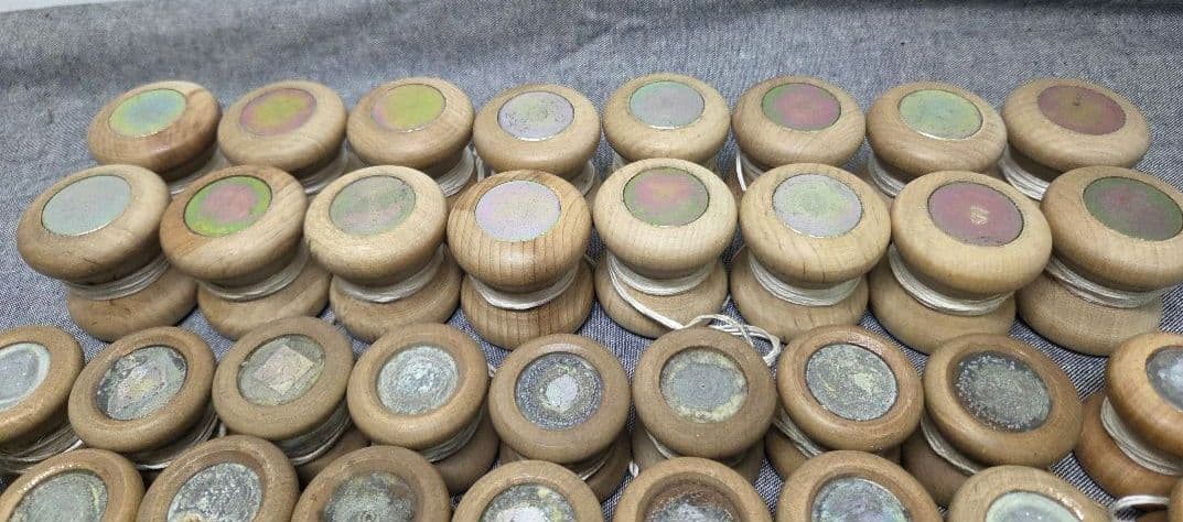 組紐　組み玉　組玉　おもり玉　組紐糸玉　組紐台　合計87個