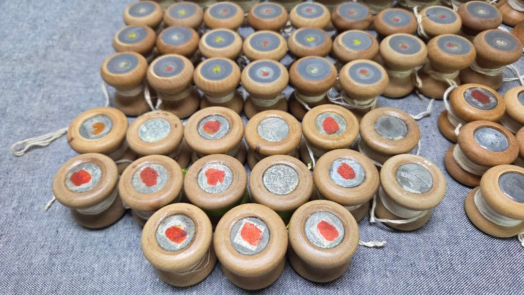 組紐　組み玉　組玉　おもり玉　組紐糸玉　組紐台　合計87個