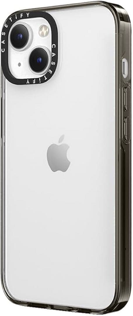 CASETiFY コンパクト iPhone 15 ケース クリアブラック 正規