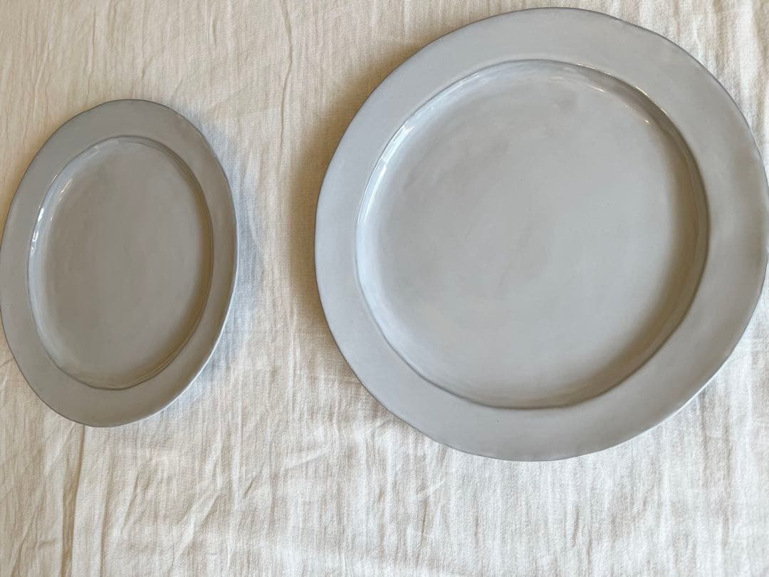 美濃焼 日本製 TAMAKI カラン リムプレート26 2枚セット