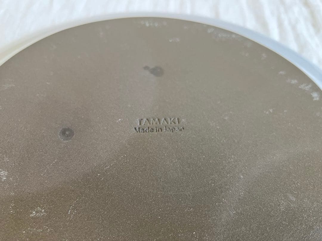 美濃焼 日本製 TAMAKI カラン リムプレート26 2枚セット