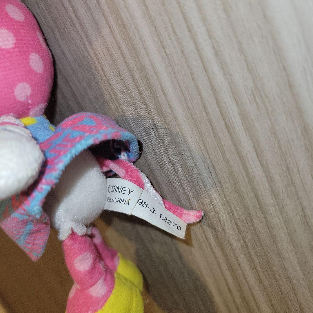 レア　ディズニーストア　ミニー　ぬいぐるみキーホルダー