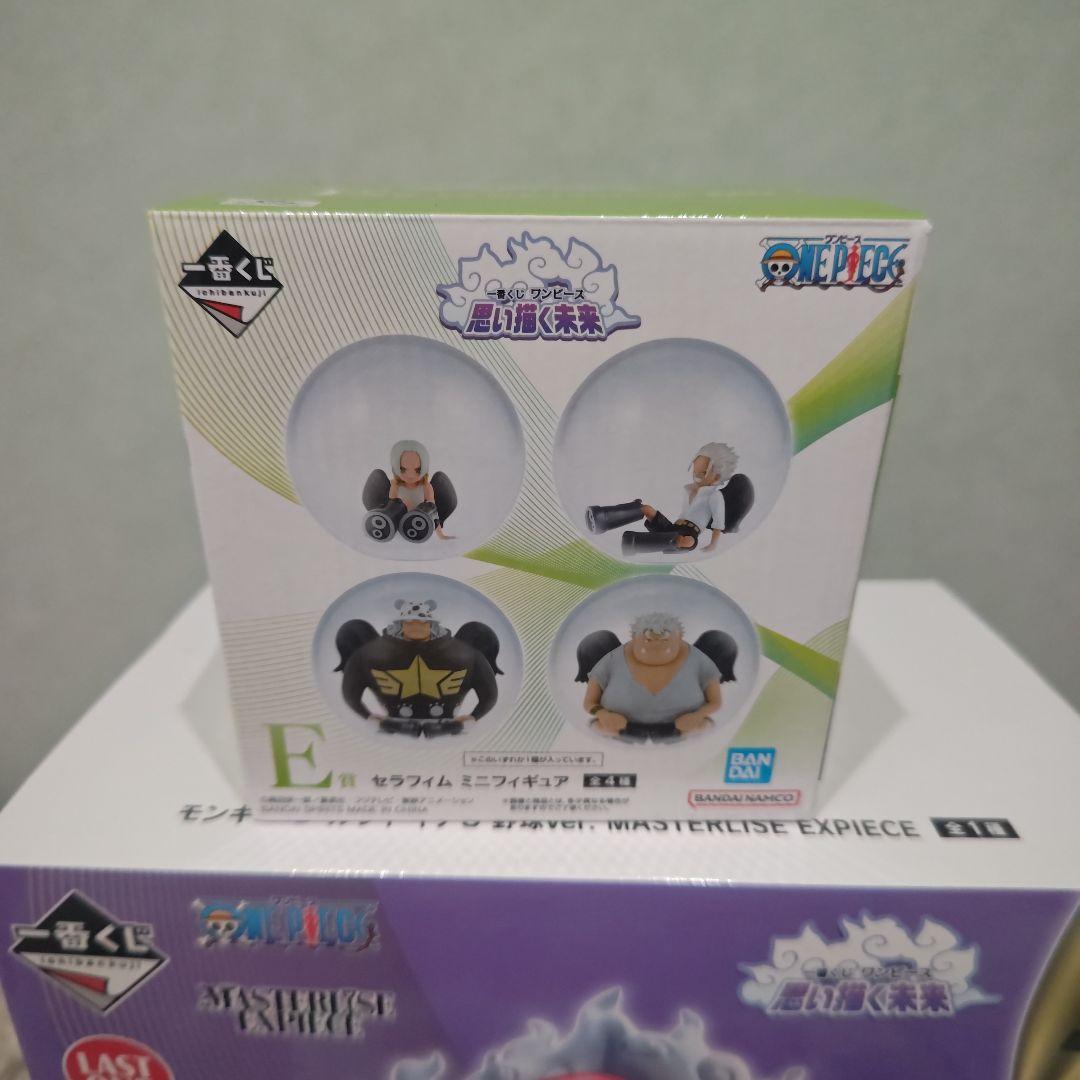 ワンピース一番くじ ラストワン ルフィ ギア5 E賞ジンベエ おまけいろいろ