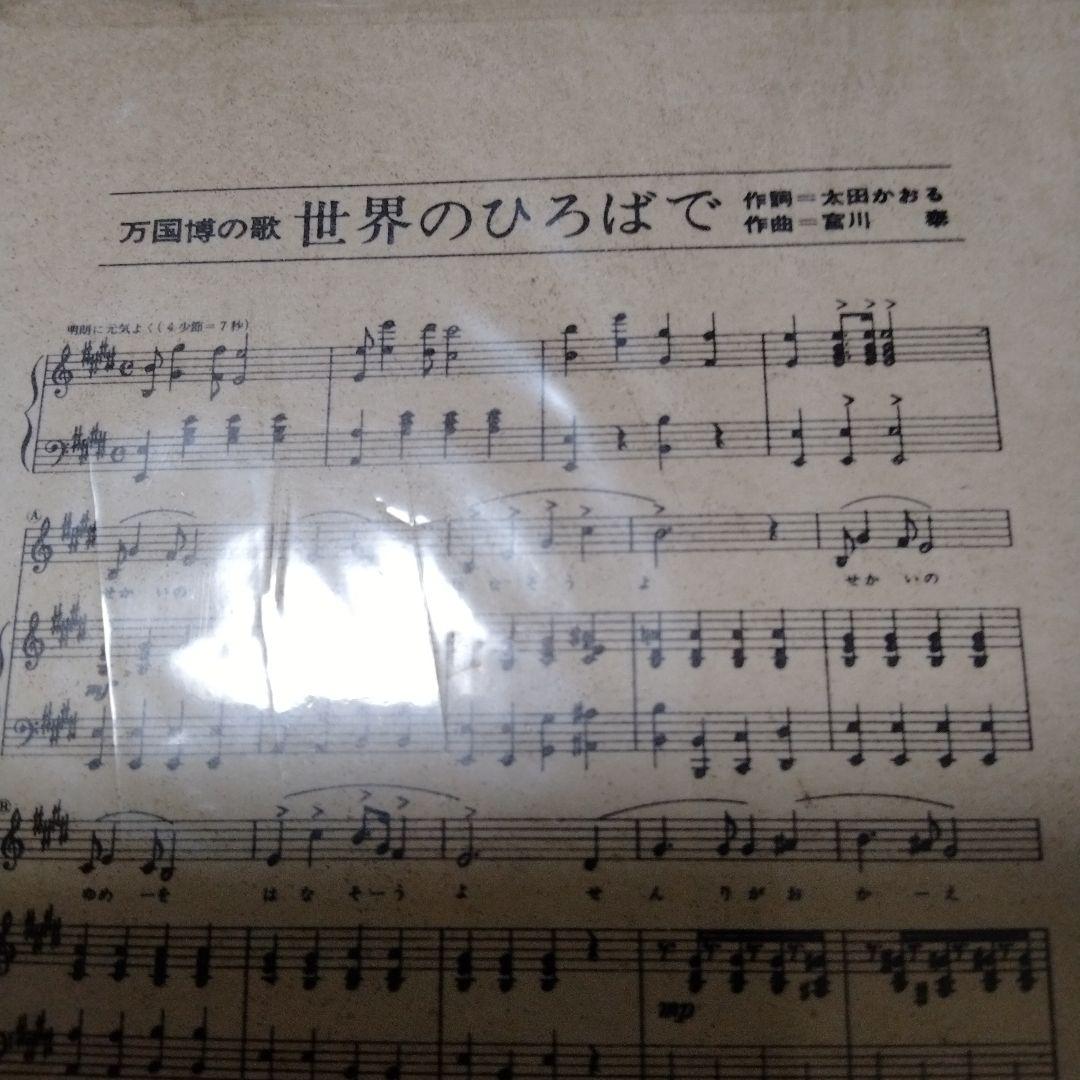 蝶 羽根細工 1960年代 バタフライアート ペーパーウェイト ブルーライン
