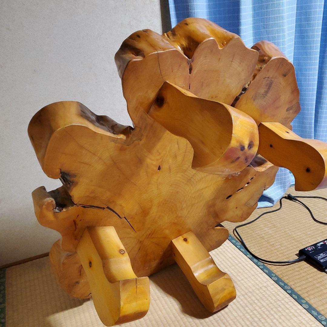 【希少品】榧の木 輪切り 座卓 テーブル ちゃぶ台 年代物【一点物】