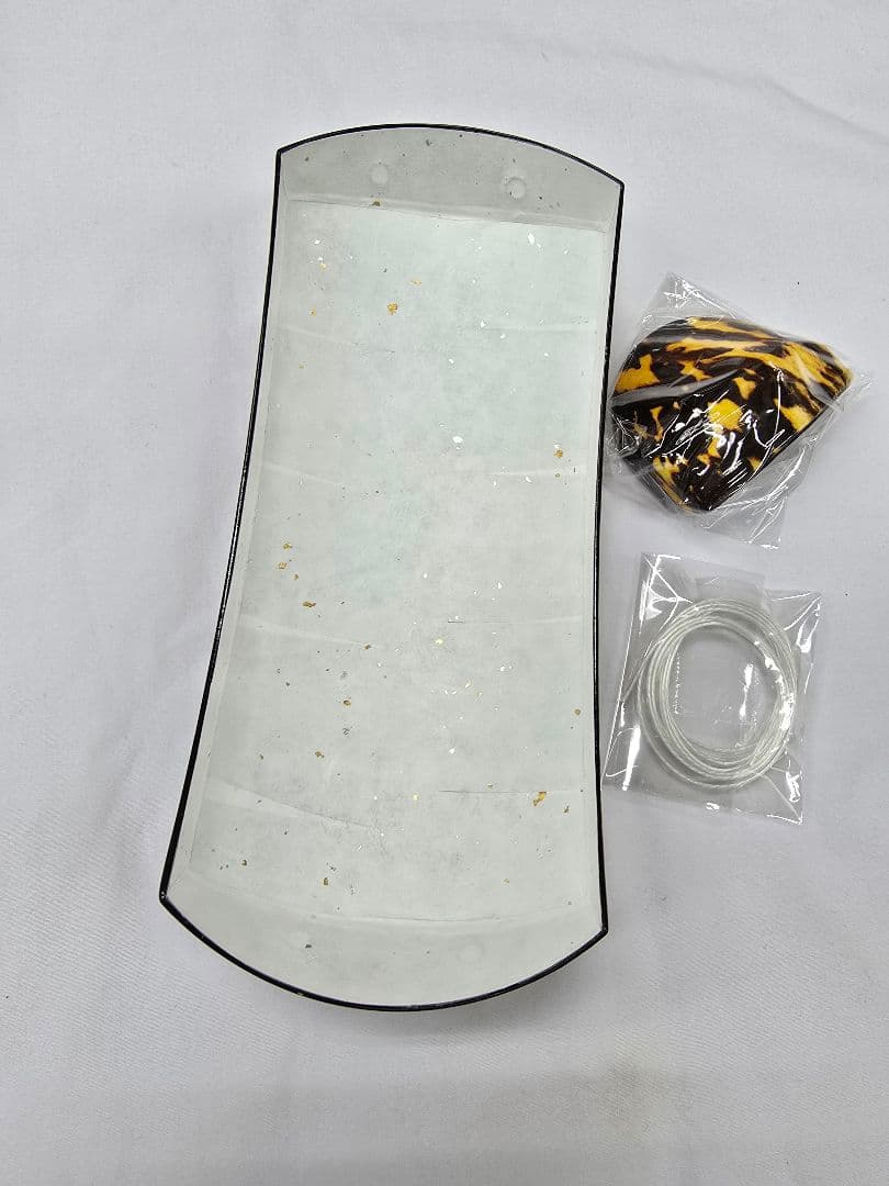 新品　津軽三味線の胴掛けセット　鼈甲調