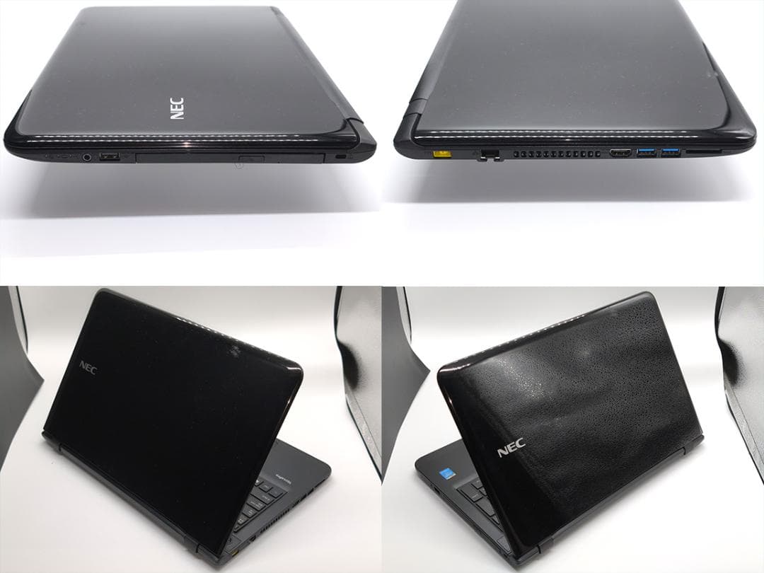 【NEC】中古ノートパソコン VersaPro Core i5 新品バッテリー黒