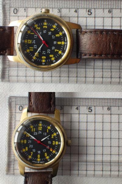 1980年代 アメリカ軍Type A-D 黒文字盤 ヴィンテージミリタリー腕時計