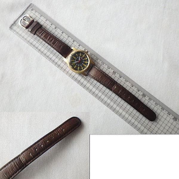 1980年代 アメリカ軍Type A-D 黒文字盤 ヴィンテージミリタリー腕時計