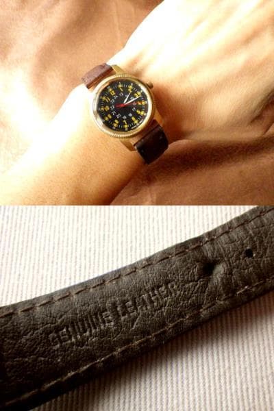 1980年代 アメリカ軍Type A-D 黒文字盤 ヴィンテージミリタリー腕時計