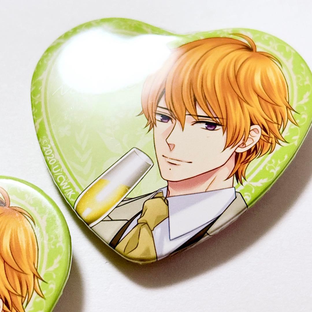 ブラコン 棗 10周年 パーティー ハート缶バッジ 5点セット