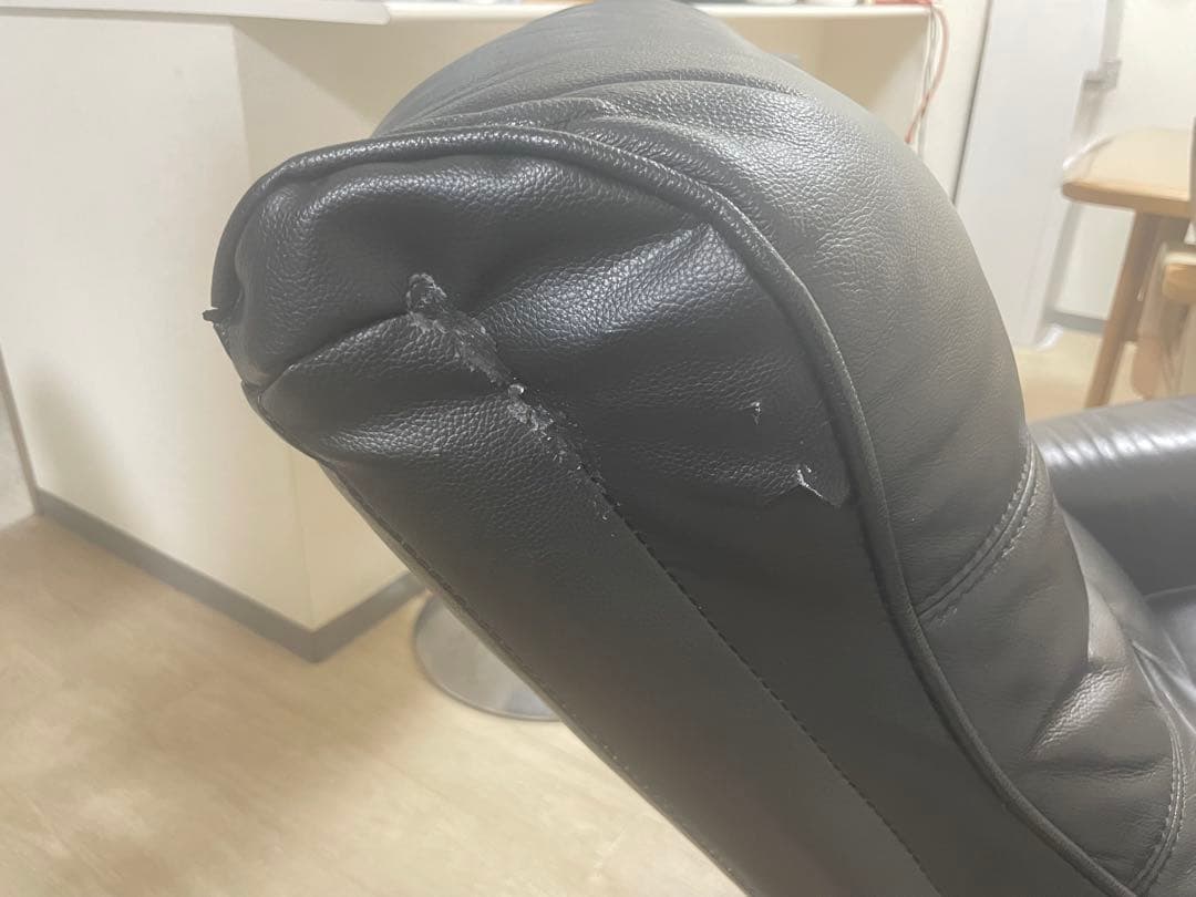 ニトリ本革1人がけソファー※福岡県内または佐賀市・鳥栖市　限定